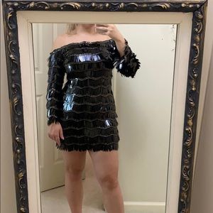 Black cocktail dress